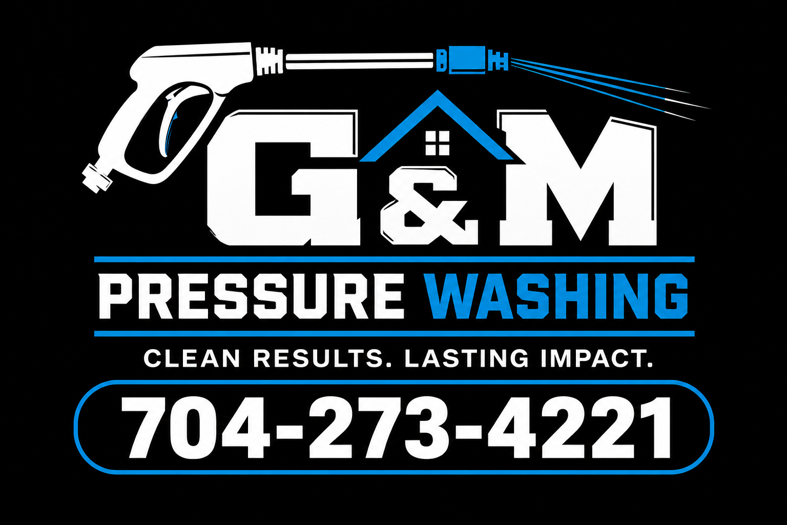 G&M Pressure Washing Logo