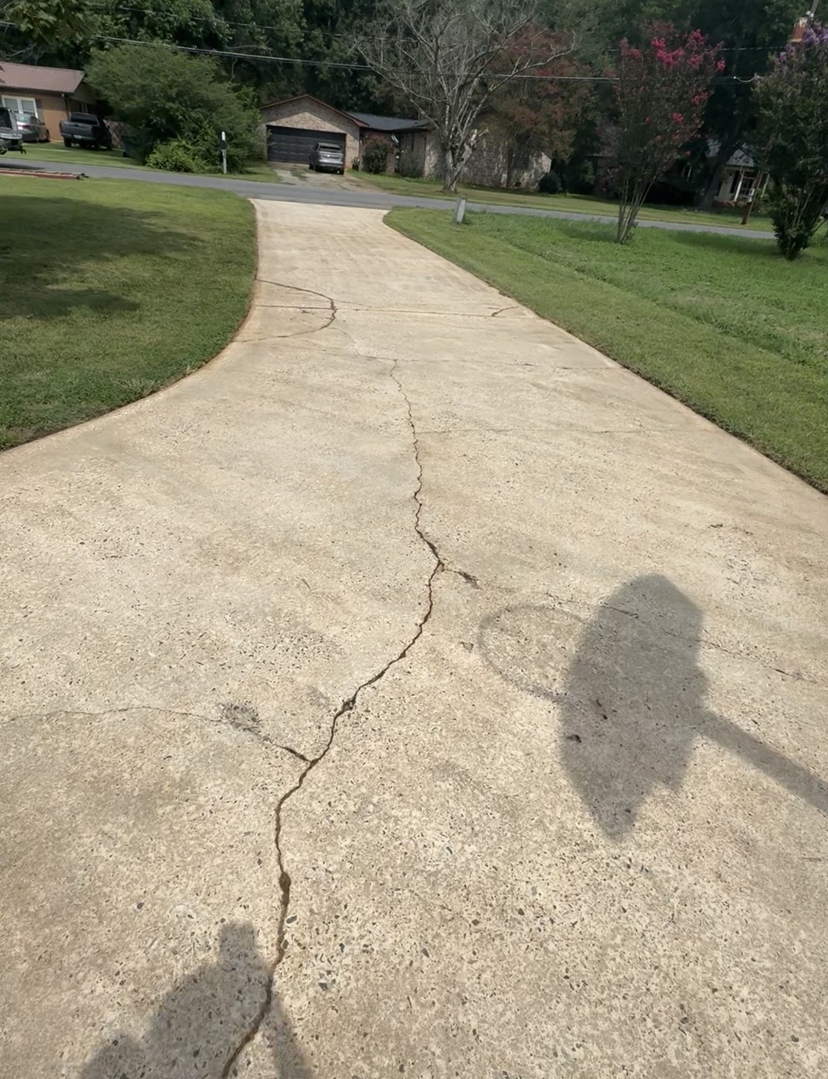Driveway cleaning after